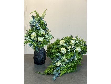 Kolekia aranžmán 70x55cm s kyticou