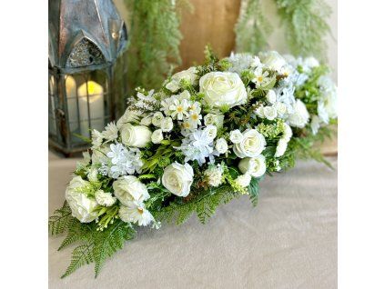 Zaťažená ikebana na hrob 60cm