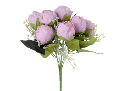 Kytica pivonka puk fialová 30 cm