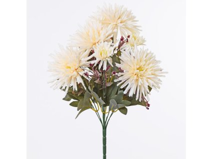 Kytica chryzantéma krémová