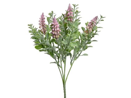 Umelá zeleň levanduľa ružová 33 cm