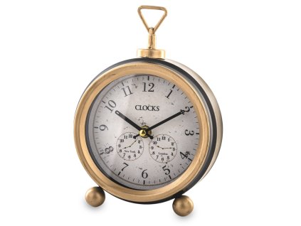 Stolné hodiny zlaté 22,5 cm