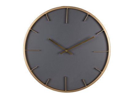 Nástenné hodiny šedé 45x4 cm