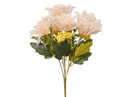 Kytica dahlia broskyňová 34 cm
