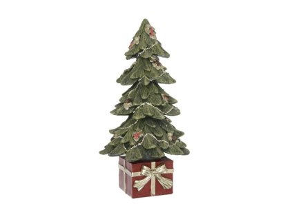 Vianočný stromček polyresin 14x14x26 cm