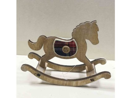 Hojdací koň drevený c