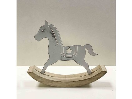 Hojdací koň drevený