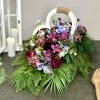 Jarný aranžmán na hrob 80x40cm