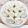 Hlava 01a ruža bielo ružová 7 cm
