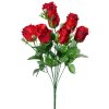 Kytica ruža puk bordová 49 cm