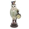 Figúrka sova s hodinkami