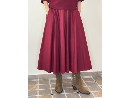 Kolová sukně elastické v pase