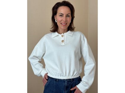 Mikina s knoflíčky