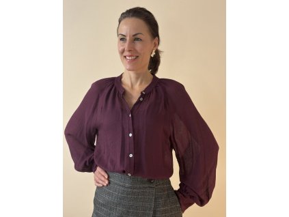 Halenka s vlnou a raglánovými rukávy