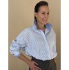 Košile s proužkem a dvojitým límečkem