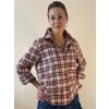 Casual košile s vyšívaným vzorem
