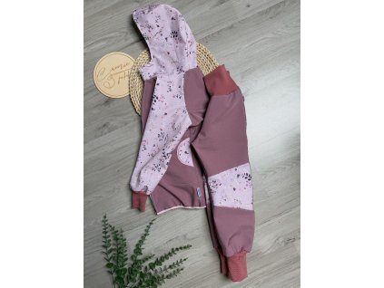 Softshellová souprava drobné kvítí