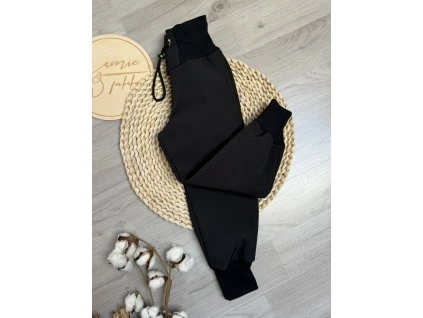 Softshellové kalhoty NEZATEPLENÉ- černé