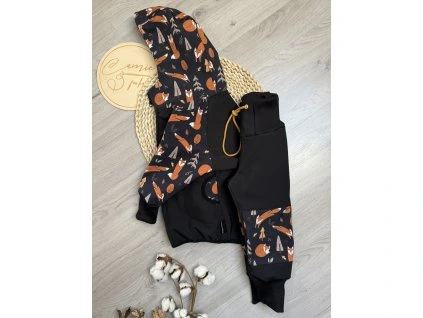 Softshellová souprava liška s černou