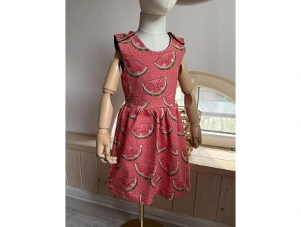 Laclové šaty meloun