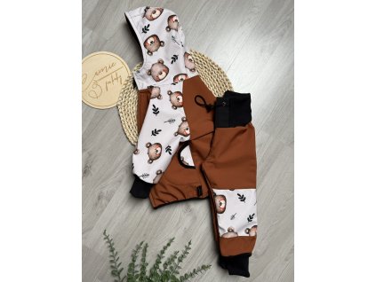 Softshellová souprava medvídek