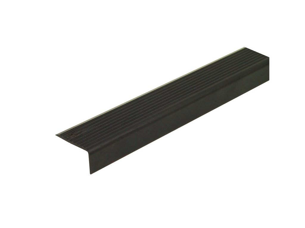 Hliníková lišta  - 25 x 15 mm - 3 m - černá