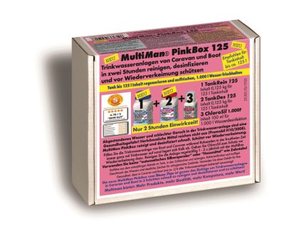 MultiMan PinkBox, 125 Čištění systému pitné vody