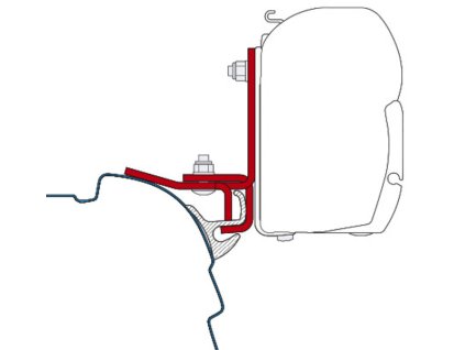 Adaptér Brandrup - VW T5/T6