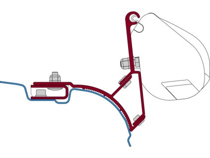 Adaptér markýzy Fiamma F35  pro VW-T5 bez střešní ližiny