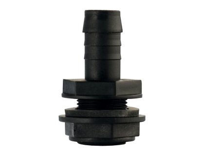 Průchodka rovná do nádrže pro připojení 19 mm hadice