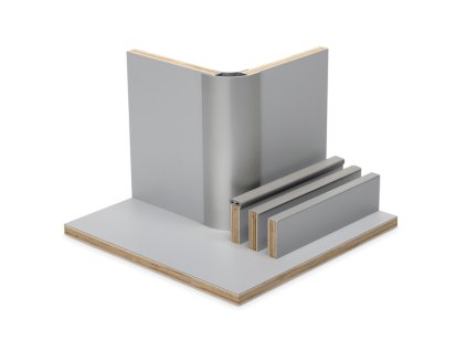 Nábytková překližka  Světlé šedá 15mm - HPL laminát