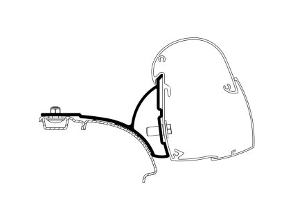 Adaptér pro VW T5, T6 s C-lištou na markýzy Thule 5102