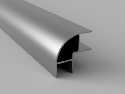 Hliníkový rohový profil  pro nábytek  délka 2,2 m