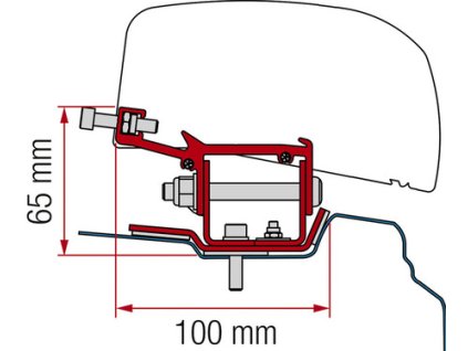 Adaptér F40Van Renault Trafic L1