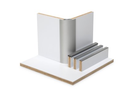 Nábytková topolová překližka bílá matná  - HPL laminát