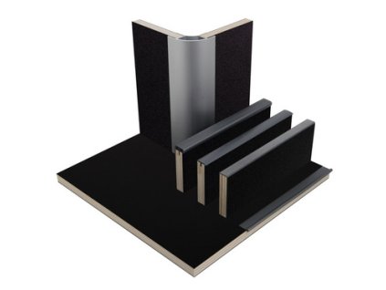 Nábytková deska -topolová překližka 15mm Černá mat