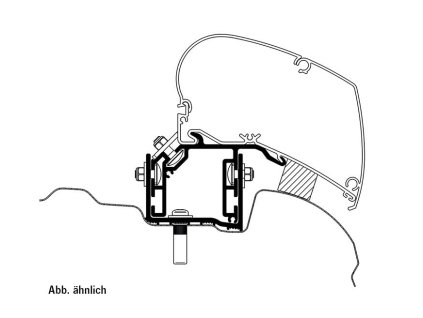 Adaptér Thule pro VW Crafter od r.v.2017