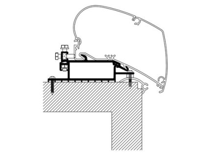 Univerzální střešní adaptér Thule Omnistor 6/9