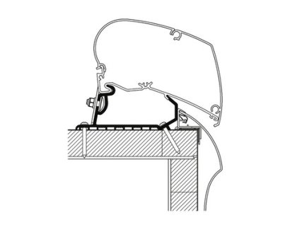 Adaptér Thule pro Hobby Optima - LED