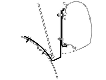 Adaptér Thule Omnistor markýzu 4200  pro VW T4