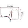 Adaptér - Kit Fiamma pro markýzu F43 VAN na VW T5/T6 Multivan s C lištou