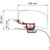 Adaptér pro Fiamma F40van na VW T5 a T6 se střešním C-profilem