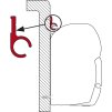 Kedrová lišta Fiamma Universal Rail 300