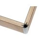 Nábytkový hliníkový rohový profil Reimo  , v délce  2,2 m