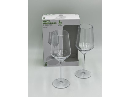 Sklenice Bo Camp White Wine Glass na stopce Polykarbonát 2 ks