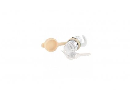 Krytka zámku plynové skříně - bílá