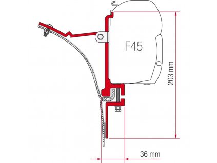 Adaptérová sada pro Fiamma markýzy F45