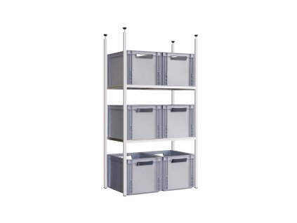 Abenteuer Caravan regálový systém Q60 včetně 6 boxů