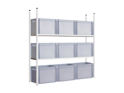 Abenteuer Caravan regálový systém L120 včetně 9 boxů