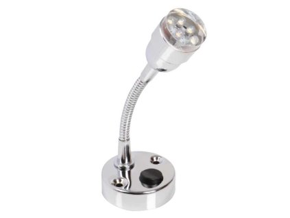 LED 12V Lampička na čtení, 9LED, 0,5 W, chromovaná